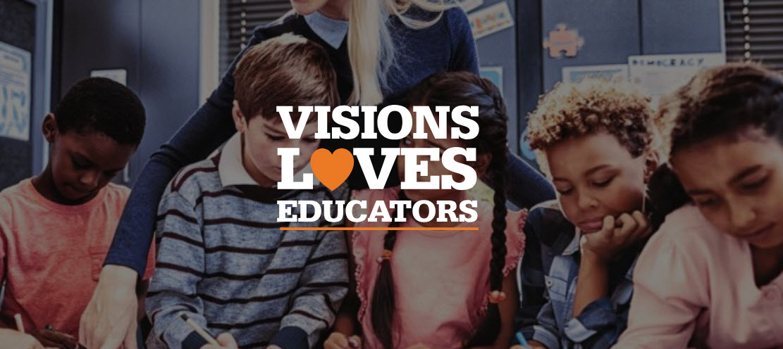 Read more about the article Visions Loves Educators Classroom Grant Program