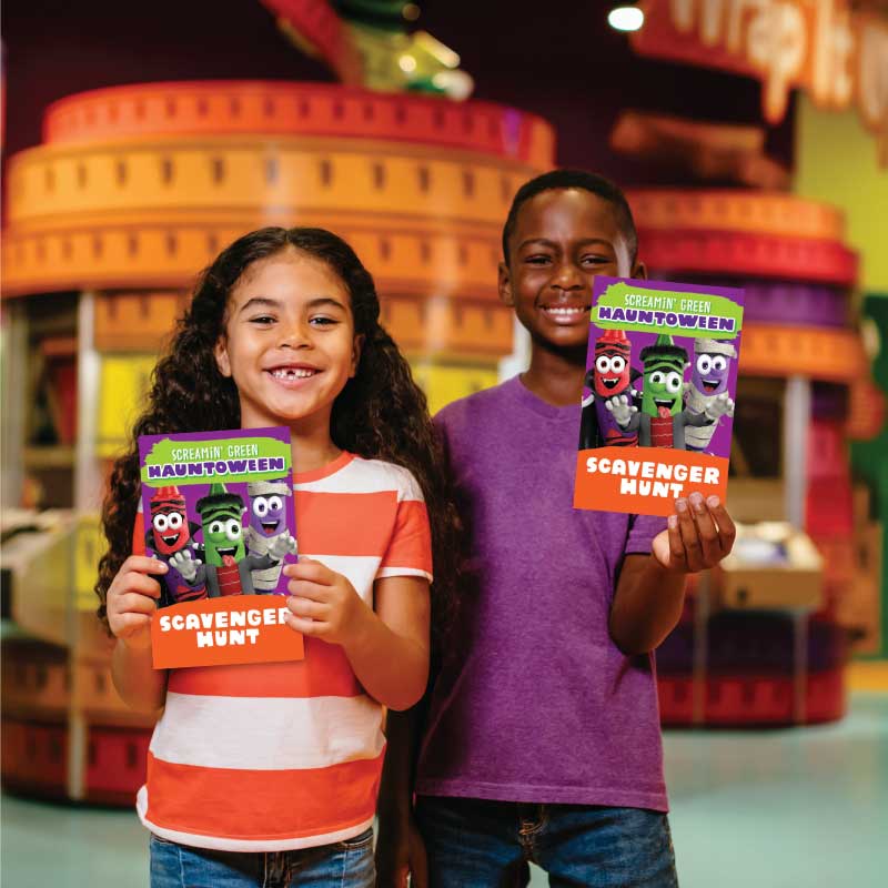 Read more about the article Crayola Experience launches 2024 Screaming Green Hauntoween!