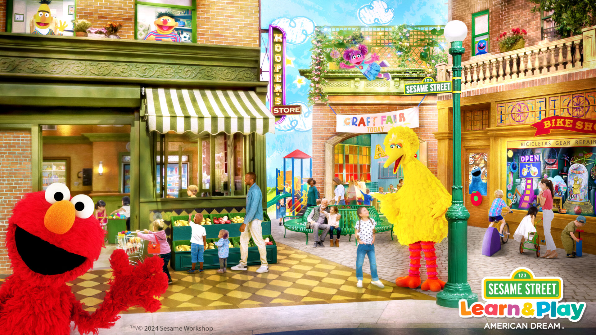 Read more about the article Sesame Street Learn & Play opens Nov. 16 at American Dream