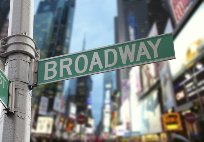 New York City Broadway lights
